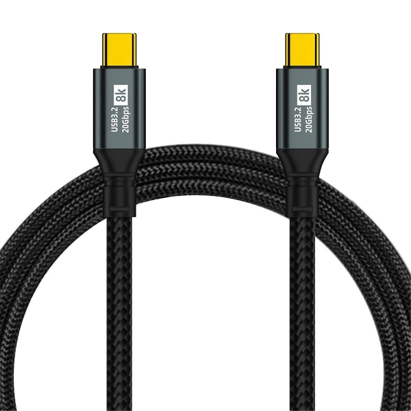 För Iphone15 Pro Usb3.2 20gbps Full Function 100w Snabbladdning Bekväm bärbar 8k Casting-kabel,([HK])