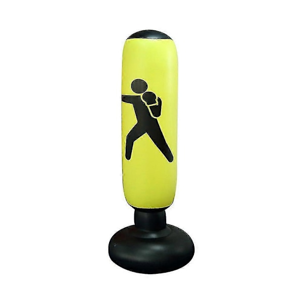 160 cm oppustelig bokse-punchingbag -ykc-[HK] 160cm Yellow