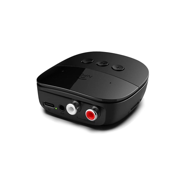 Bluetooth 5.2 Car Aux Audio Adapter -vastaanotin 3,5 mm:n langaton handsfree-puhelumusiikkiäänisovitin ([HK])
