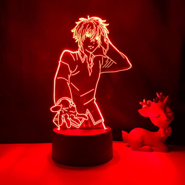 Fruits Basket Anime 3D-lampe for soveromsdekorasjon
