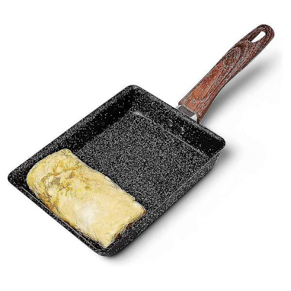 Tamagoyaki-pande, japansk omeletpande, non-stick pandebelægning, firkantet ægpande, stegepande til at lave omelet[HK]