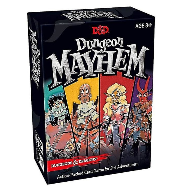 Tabletop-kort Dungeon Mayhem Dungeons Of Chaos Fuld engelsk Monster Madness Strategispil[HK] Dungeon Basics