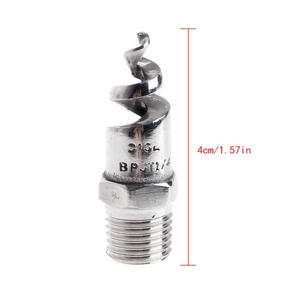 1/4\" 1/2\" Spiraldyse av rustfritt stål Atomizer Dysesprinklerhoder [HkkK] 2 points
