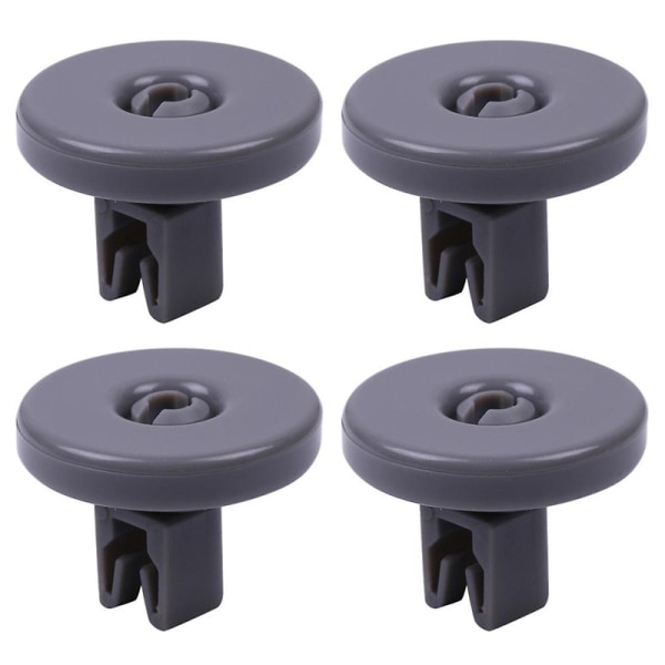 4 stk Reservedeler for oppvaskmaskin Oppvaskmaskiner erstatningsrulle Oppvaskmaskinrulle[HK] Dark Grey 4X4X3cm