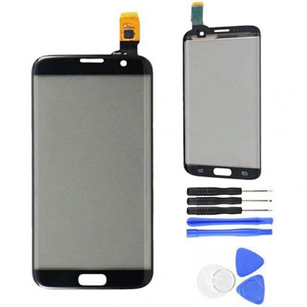 Galaxy S7 Edge G935 Kontaktskærm Digitizer Glas med Værktøj [HK] Black