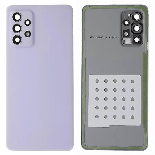 Samsung Galaxy A72 4G A725 akkukotelo liimatarra + kameran linssinsuojus [HK] Style D Multicolor