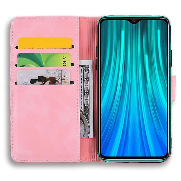 Plånboksfodral för XiaoMi RedMi NOTE 8 PRO Premium PU Läder Flip Cover Mandala[HK] Pink