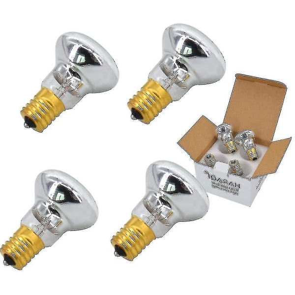 Udskiftningspærer til lavalamper,glitterlamper,r39 E17 25 Watt reflektorpærer[hk]
