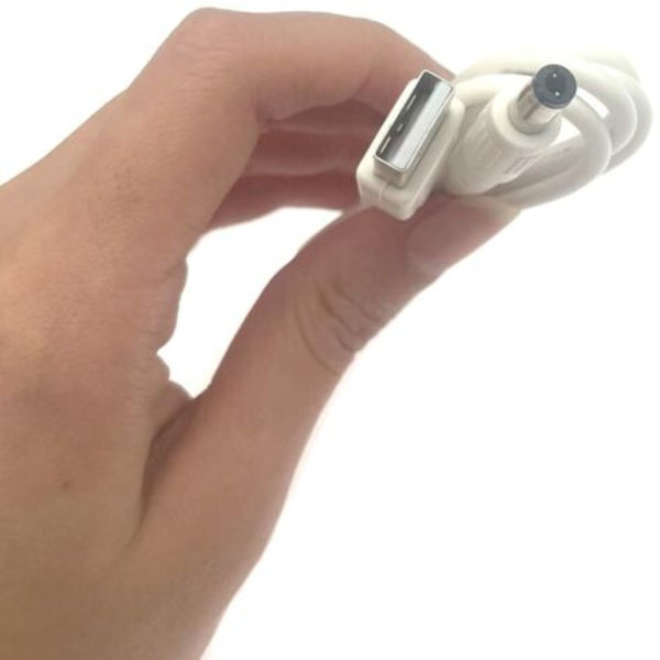 1m USB til 5V DC strømkabel, 5,5 x 2,5 mm DC erstatningsladekabel (HK)