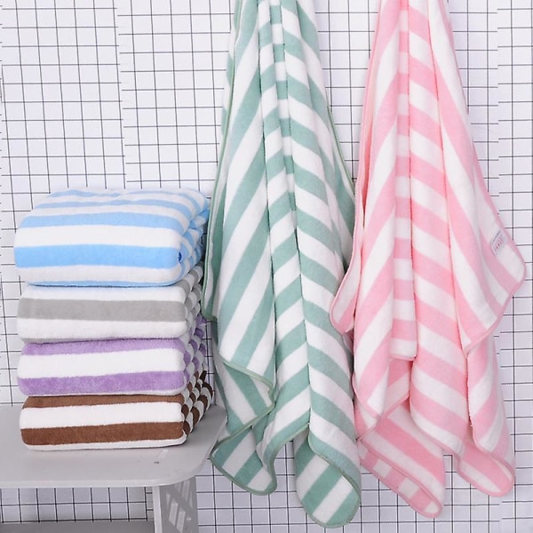 Basics Strandhåndkle Cabana Stripe, Havgrønn, Pakke med 1[HkkK] Pink