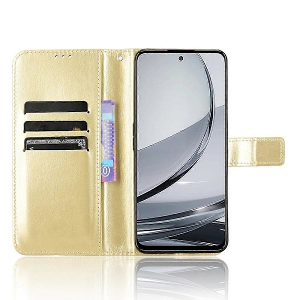 Til ZTE nubia Focus Pro Etui Crazy Horse Tekstur PU Læder Telefon Wallet Cover[HK] Style C Multicolor