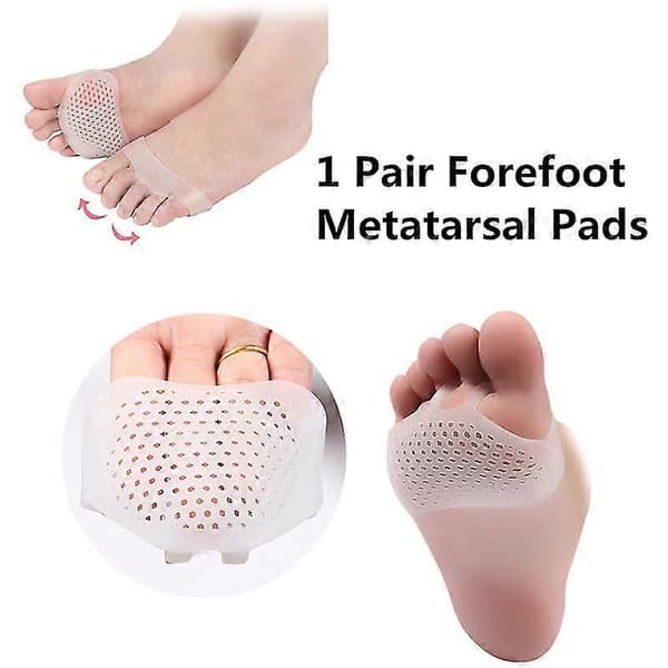 Framfot Silikon Metatarsal Stöd för Smärtlindring och Ortopedisk Fotmassage Skydd[HK]