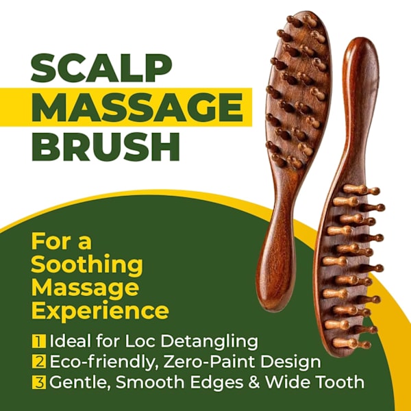 Dreadlocksborste för naturlig hårvård[HK]