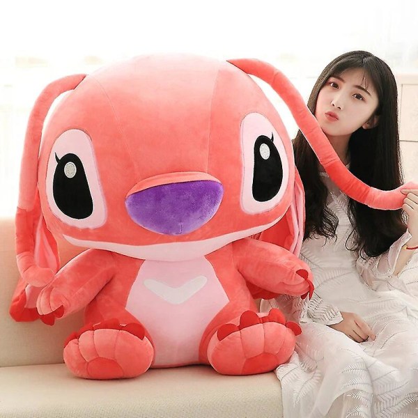 35-65cm Ægte Disney Kawaii Stor Stitch Plys Legetøj Sød Anime Perifer Plys Stoppet Dyr Børns Fødselsdag Julegave[HK] Stitch 45cm