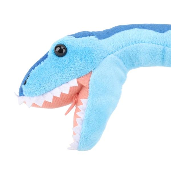 Plesiosaurus Dinosaur Plyslegetøj Realistisk Blød Blå Dinosaur Fyldt Dyr Legetøj Til Soveværelse[HK]