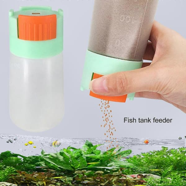 150 ml genanvendelig fiskefoderflaske med stærk forsegling [HK] Green