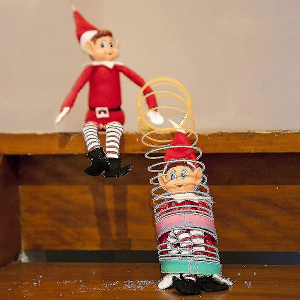 12\" Pojk / Flicka De Ostygiga Jultomtarna På Visningshyllan Rekvisita Jul Plysch Leksak[HK] Red White Boy Elf
