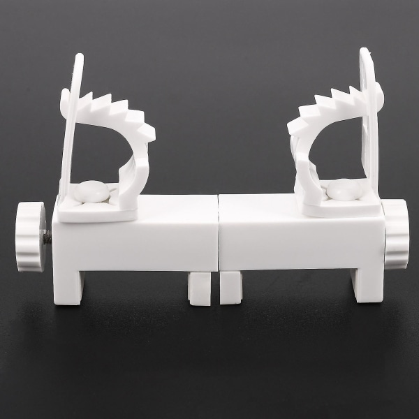 2pcs Adjustable Crossbar Rod Support Clamp Holder Curtain Rods Bracket Towel Storage Rack Hanging H[HkkK]