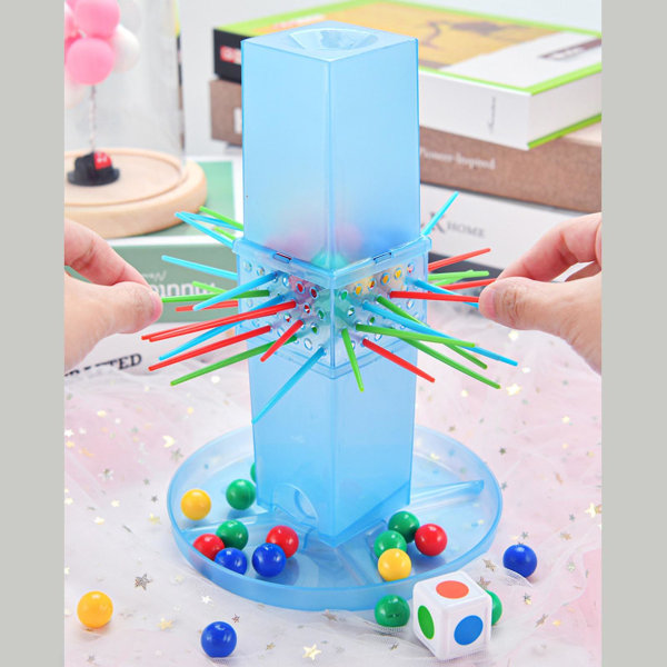 Kids Interactive Trick Stick Keep Balance Partner Challenge Spelleksaker för barn[HK] S
