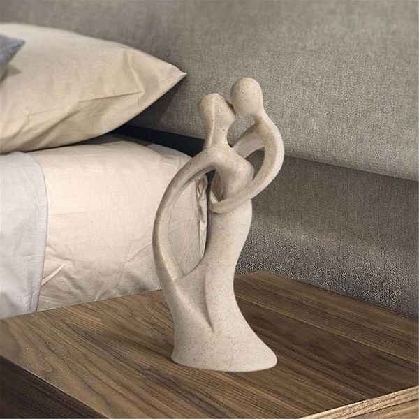Heminredning Estetik (Älskarstaty) - Förhöj Din Heminredning med Skulpturer, Det Perfekta Tillskottet [HK] Sandstone Color