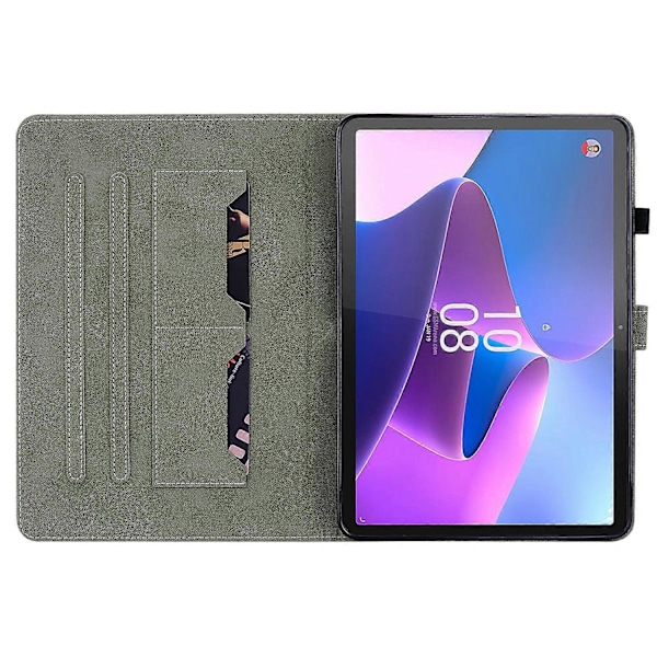 Läderfodral för Lenovo Tab P12[HK] Black