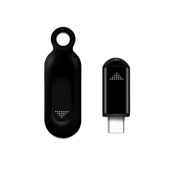 Trådløs Smarttelefon Infrarød Sender Universell Mini Fjernkontroll med Type-C Kobling Rep[HK] Black