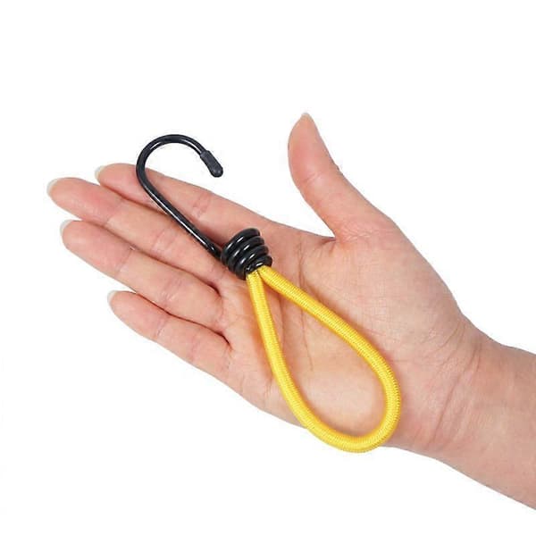 Elastisk tau-spenne for utendørs campingtelt 15 cm, fast bindebelte, elastisk tau-krok, camping baldakin tilbehør snor[HK]