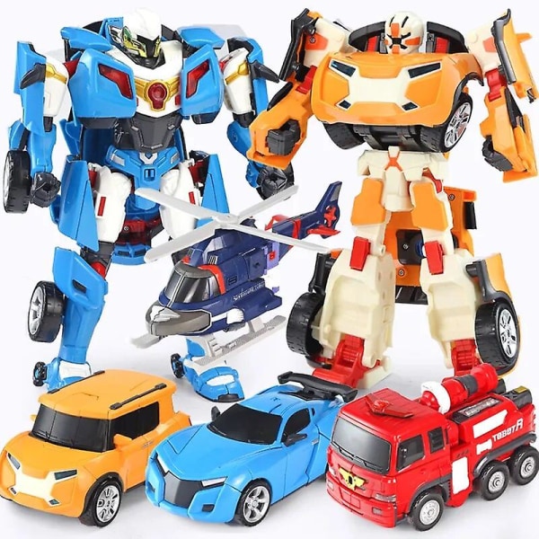 Korea Tobot Muuntava Robottilelu Anime Cartoon Brothers Tobot Muodonmuutos Auto Toimintahahmo Suuri Ajoneuvo Lapselle Lahjat[HK] mini Z NO BOx