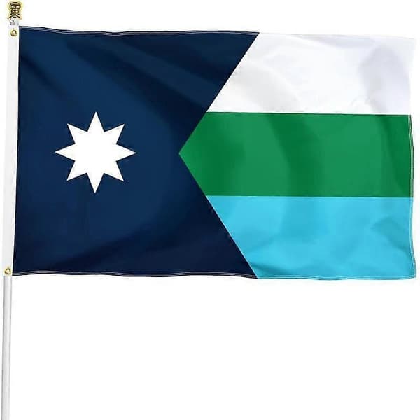 Statsflagg Bannere Lyst Mønster Polyesterflagg med Messingmaljer Stort Banner for Hagedekorasjoner Falmesikkert[HK]