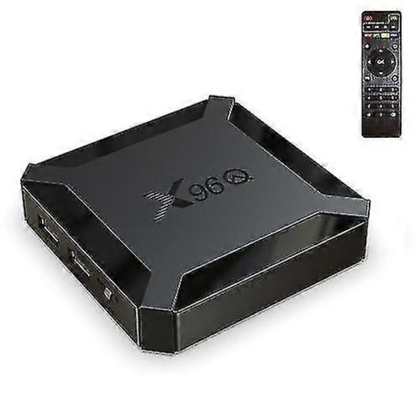 X96q Hd 4k Smart TV-box Utan Väggfäste, Android 10.0, Allwinner H313 Quad Core Arm Cortex A53, Stöd För Tf-kort, Hdmi, Rj45, Av, Usbx2, [HK]