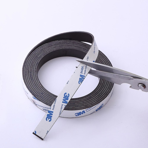 Magnettape med lim 1 stykke selvklæbende fleksibel magnettape([HK])