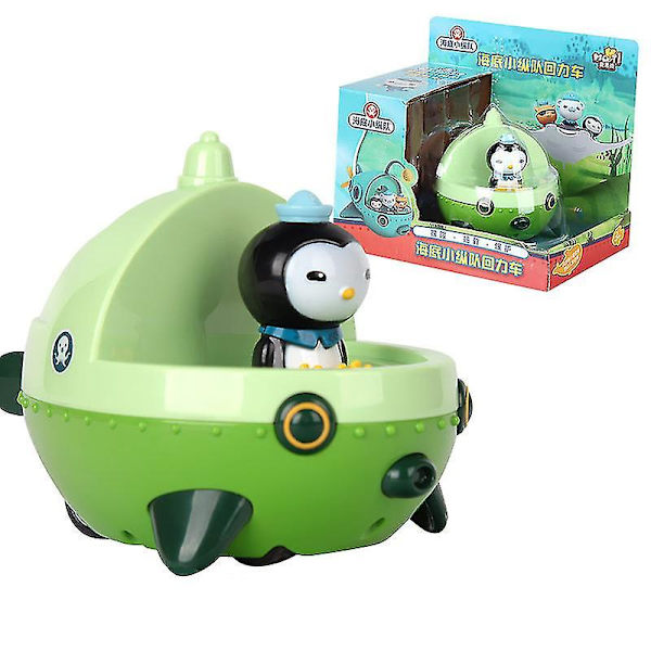 Born Pretty Aito Octonauts Vetopalautusauto Lapsi Lentokone Mini Seosauto Barnacles Kwazii Peso Kitka-auto Toimintahahmot Lelut Lapsi[HK] with box1