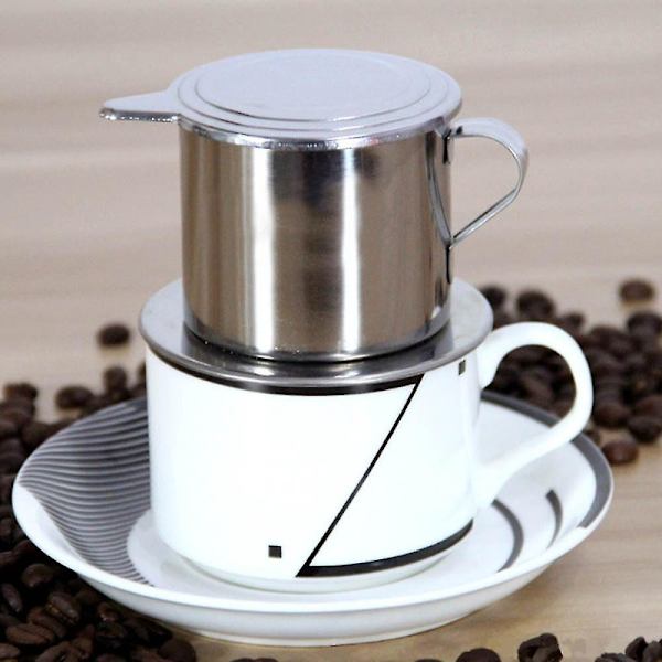 50/100ml Vietnam Style Rostfritt Stål Kaffe Droppfilter Maker Pot Infuse Cup[HK] 100ML