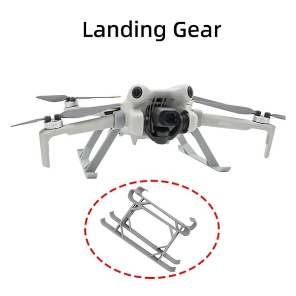 Til Pro4 /pro Drone Landingsudstyr Støtte Ben Gimbal kamera Lens Forhøjer Anti-kollisionsbeskyttelse BH ([HK])