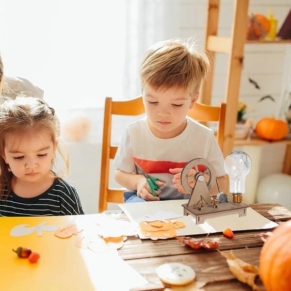 Handgenerator Modell Pedagogiskt Vetenskapskit för Barn 1Set DIY Montering[HK]