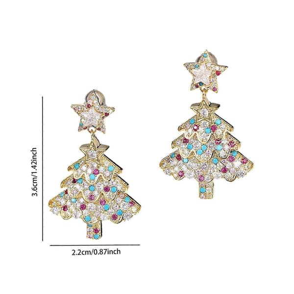 Juletræsøreringe til Valentinsdagsgaver til hende, dimissionsfødselsdag, stil A[HK] Style B 2.2cmx3.6cm