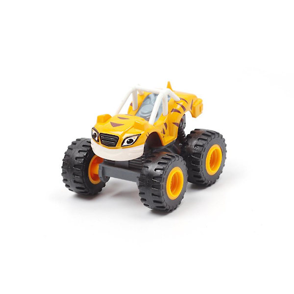1Pc Diecast Blaze Monster Machines Friction Racer Auto Lelukoko Lapsille[HK] Yellow