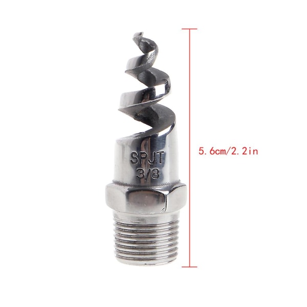 1/4\" 1/2\" Spiraldyse av rustfritt stål Atomizer Dysesprinklerhoder [HkkK] 2 points