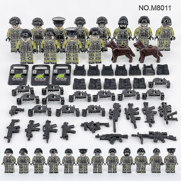 Serie byggelegetøj 12 minifigurer[HK]