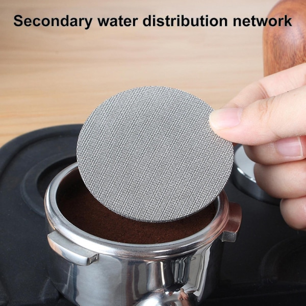 51mm/58mm Puck-skærm Genanvendelig Udskiftning Rustfrit Stål God Filtrering Ydeevne Kaffe Portafilter Skærm Til Cafe[HK] 58mm