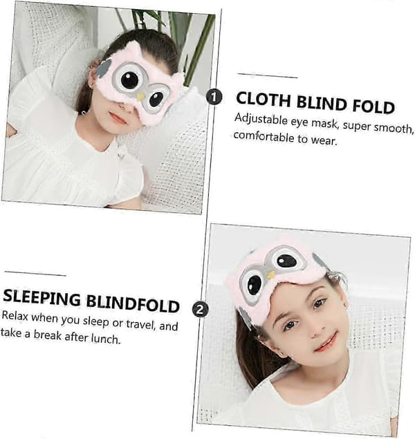 Søt Rosa Reisesovemaske[HK]