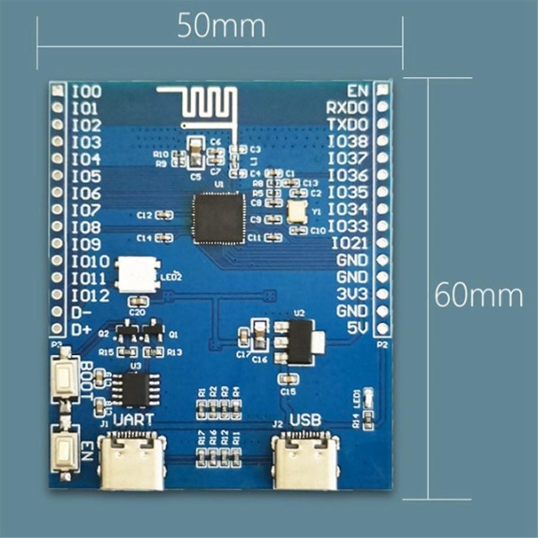 Esp32s2 2,4-tums 240 x 320 displayutvecklingskort trådlöst wifi-utvecklingskort USB-dator S([HK])