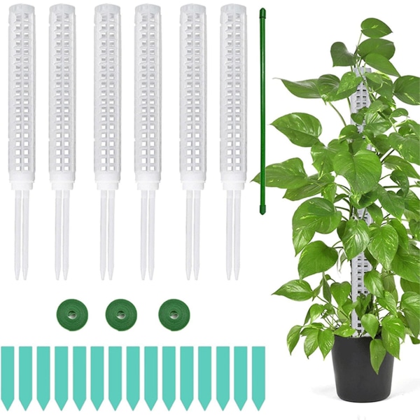 Stablet Mesh Plast Plante Støttepæl til Planter til at Vokse Opad Stang til Planter Indendørs Have[HkkK] 6Pcs Pack Stackable Version