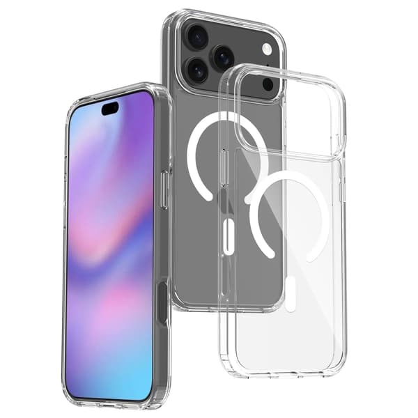 iPhone 17 Pro Magnetiskt Mobilskal Magsafe-kompatibelt Transparent[HK] transparent