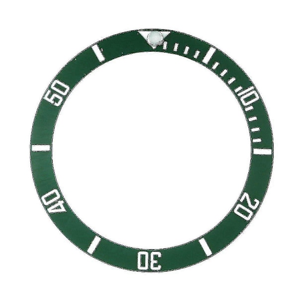 Urskive Keramisk Bezel, Submariner Automatisk Erstatningstilbehør [HK] WhiteGreen
