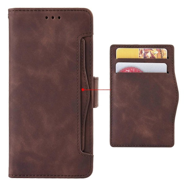 Skal till Fairphone 5 Anti-repor Folio Flip PU Läder Plånboksfodral [HK] Style E Multicolor