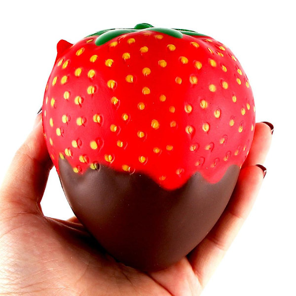 Choklad- och Jordgubbsdoftande Squishy Långsamt Stigande Klämleksaker Jumbo-kollektion [HK] A