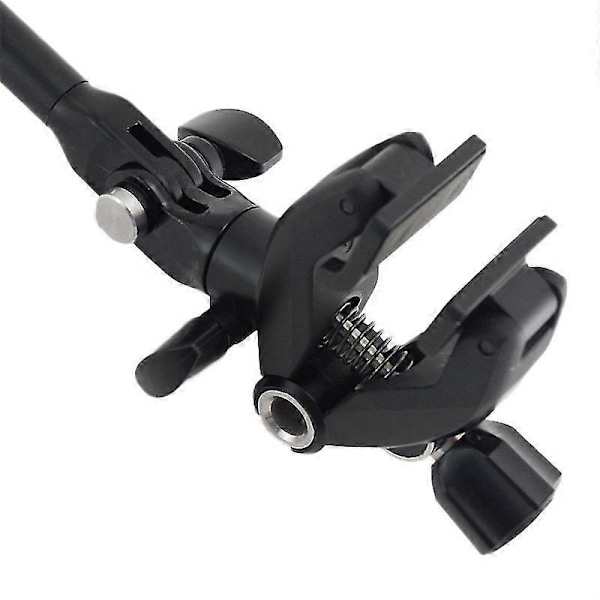 Justerbart Instrument Gitarr Musik Jam Fäste Roterande Scenklämma för Hero 8 7 6 5 3 4 GoPros Del[HK] Black