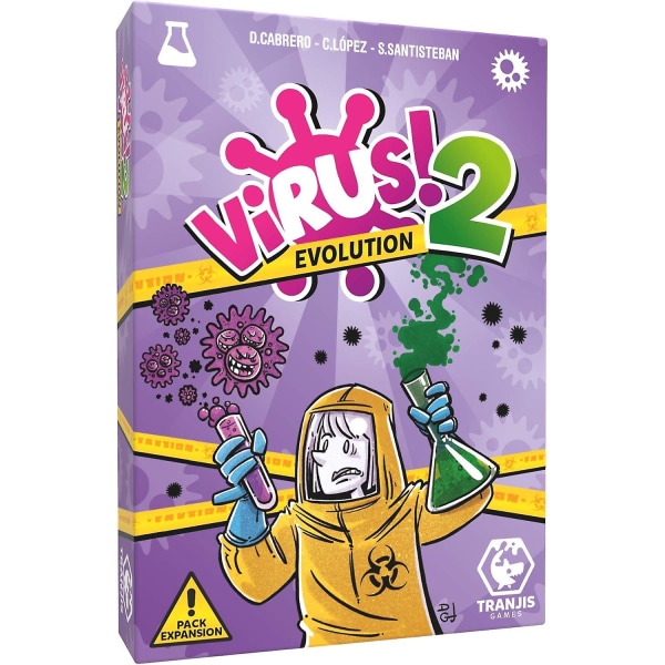 Tranjis Games - Virus! 2 Evolution (utvidelse) - Kortspill, 8 til 99 år (trg-12evo)[HK] Virus