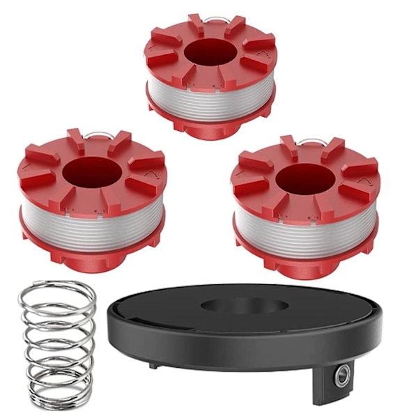 Til Einhell CE-CT 36 / 30 Li E-Solo / Agillo 36 / 255 BL / Agillo 18 / 200 Græstrimmer Spole[HK] Style 1 Multicolor